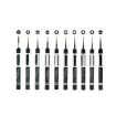 JF-8134 10 in 1 Metal Mobile Phone Repair Tool Screwdriver Set - 1