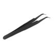 JIAFA JF-604 Black Curved Tip Tweezers - Precision Tool - 3