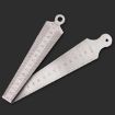 Stainless Steel Wedge Feeler Gap 15-30mm Taper Gauge Metric Imperial - 1
