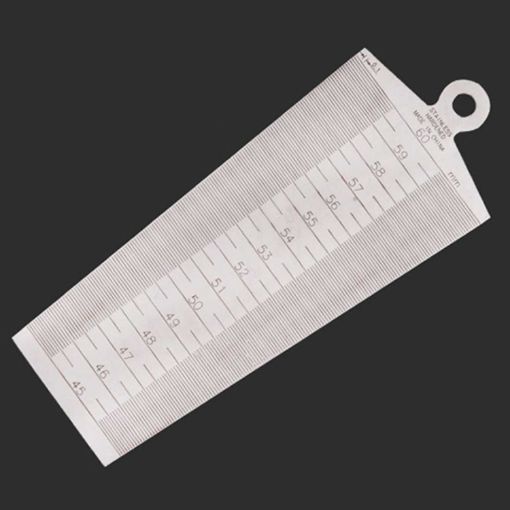 Wedge Feeler Gap 45-60mm Taper Gauge Stainless Steel Ruler Tool - 1