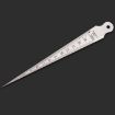 Wedge Feeler Gap 1-15mm Stainless Steel Taper Gauge Metric Imperial Tool - 1