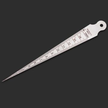 Wedge Feeler Gap 1-15mm Stainless Steel Taper Gauge Metric Imperial Tool - 1