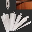 Stainless Steel Wedge Feeler Gap 15-30mm Taper Gauge Metric Tool - 5