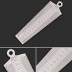 Stainless Steel Wedge Feeler Gap 30-45mm Taper Gauge Metric Tool - 2