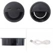 80mm Desktop Outlet USB Cable Wire Hole Cover Round Holder Winder - 4