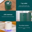 USB Smart Induction Ultrasonic Spray Humidifier with LED (White) - 5
