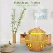 Wood Grain USB Humidifier & Aromatherapy Lamp with Remote (Light Brown) - 5