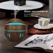 Wood Grain USB Humidifier & Aromatherapy Lamp with Remote (Dark Brown) - 6