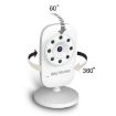 BM-SM24 2.4" LCD Wireless Baby Monitor, Night Vision, 2-Way Talk, White - 4