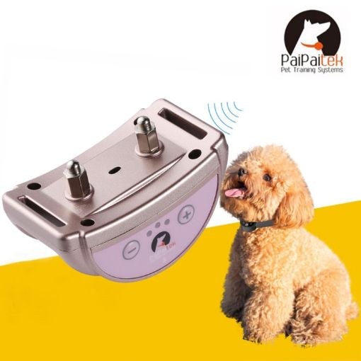 PD258 Anti Barking Collar for Dogs, S Size, Rose Gold - Pet Training System - 1