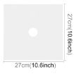 Ultra-thin Silver Gas Furnace Stovetop Cleaning Pad 27x27cm 0.12mm - 2