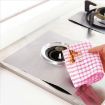 Ultra-thin Silver Gas Furnace Stovetop Cleaning Pad 27x27cm 0.12mm - 5