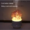 Gypsophila Flowers Aromatherapy Diffuser 100ML LED Humidifier Green - 7