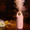 Mini USB Negative Ions Humidifier 175ml with LED Light - Pink, 1.5W-2W - 3