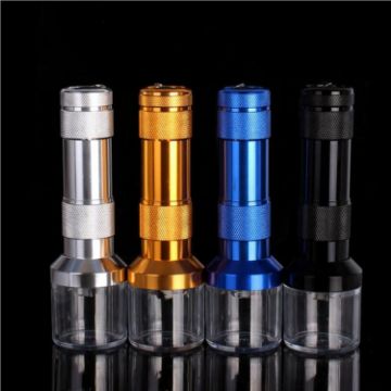Electric Tobacco Grinder, Aluminum Alloy, Random Color Delivery - 1