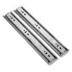 12" Mute Stainless Steel 3-Section Sliding Drawer Slides Rail 30cm - 2