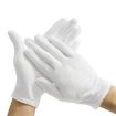 12 Pairs XL Pure Cotton Working Gloves, Medium Thickness - 2