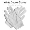 12 Pairs XL Pure Cotton Working Gloves, Medium Thickness - 4