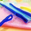 B5 Zipper Plastic Mesh Stationery Bag, 28x21cm, Random Color Delivery - 6