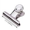 100PCS 22mm Silver Stainless Steel Round Paper Clips Office Bind - 3