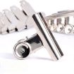 100PCS 22mm Silver Stainless Steel Round Paper Clips Office Bind - 4