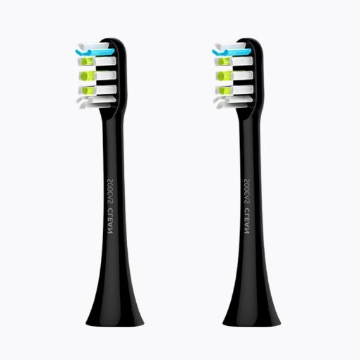 Xiaomi Youpin Cleaning Brush Heads for Soocare Sonic Toothbrush Black 2PCS - 1