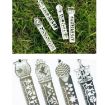 5 PCS Metal Bookmark Tape Ruler - Hollow Out Pattern, Random Design - 2