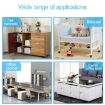 2 PCS 1.5" Silent Directional Wheels for Furniture Cabinet Coffee Table - 6