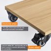 Silent Universal Wheels for Furniture & Coffee Tables - 2 PCS, 1.5 Inch - 4