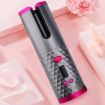 Portable Mini Wireless Hair Curler with LCD Display - USB Charging (Pink) - 6