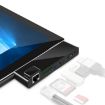 ROCKETEK SK-S4HL RJ45 USB 3.0 HDMI SD/TF Card Reader HUB 4K Adapter Black - 1