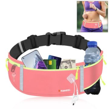 HAWEEL Pink Waterproof Running Belt Fanny Pack Waist Phone Pocket - 1