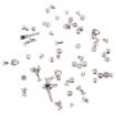 iPhone 11 White Complete Set Screws and Bolts - 1