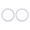 iPhone 12 Rear Camera Lens Protector Ring 2 PCS - Purple - 1