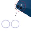 iPhone 12 Rear Camera Lens Protector Ring 2 PCS - Purple - 4