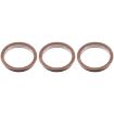 iPhone 12 Pro Gold Rear Camera Lens Protector Ring - 3 PCS - 3