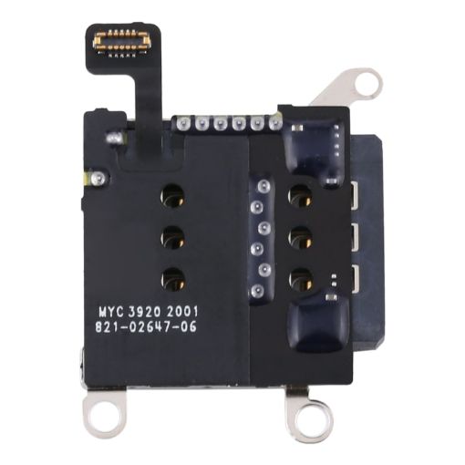 iPhone 12/12 Pro Single SIM Card Holder Socket with Flex Cable - 1