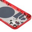 iPhone 12 Red Back Housing Cover with SIM Tray, Side Keys & Camera Lens - 4