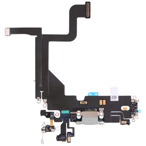 iPhone 13 Pro Silver Charging Port Flex Cable - Original Replacement - 1