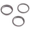 iPhone 13 Pro Rear Camera Glass Lens Protector Ring - 3 PCS Black - 2