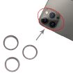 iPhone 13 Pro Rear Camera Glass Lens Protector Ring - 3 PCS Black - 4