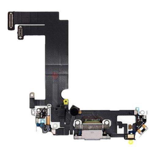 iPhone 12 Mini Charging Port Flex Cable - White Original Replacement - 1