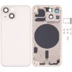 iPhone 13 Mini White Back Housing Cover with SIM Tray & Camera Lens - 1