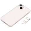 iPhone 13 Mini White Back Housing Cover with SIM Tray & Camera Lens - 2