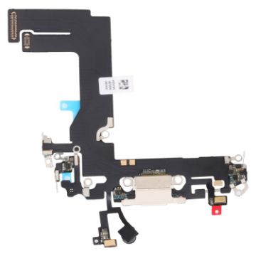 iPhone 13 mini Charging Port Flex Cable Replacement (White) - 1