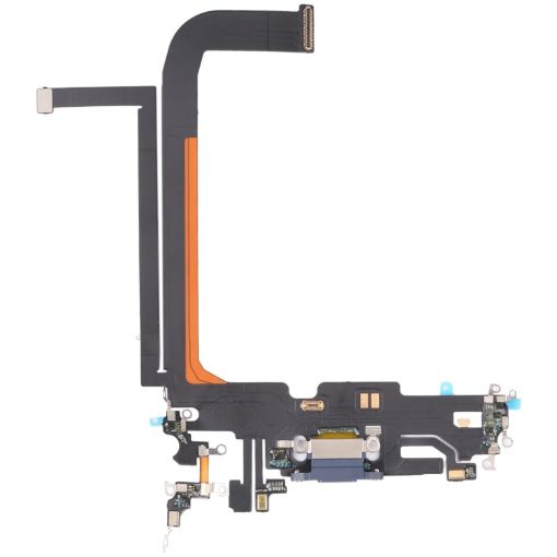 iPhone 13 Pro Max Charging Port Flex Cable Blue Replacement Part - 1