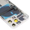 iPhone 13 Pro Battery Back Cover with Side Keys & Flex Cable (White) - 5