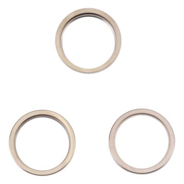 iPhone 14 Pro Rear Camera Glass Lens Protector Ring Gold 3PCS - 1