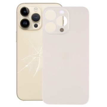 iPhone 14 Pro Gold Back Cover with Big Camera Hole Replacement Glass - 1