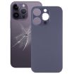 iPhone 14 Pro Purple Glass Back Cover with Big Camera Hole Replacement - 1